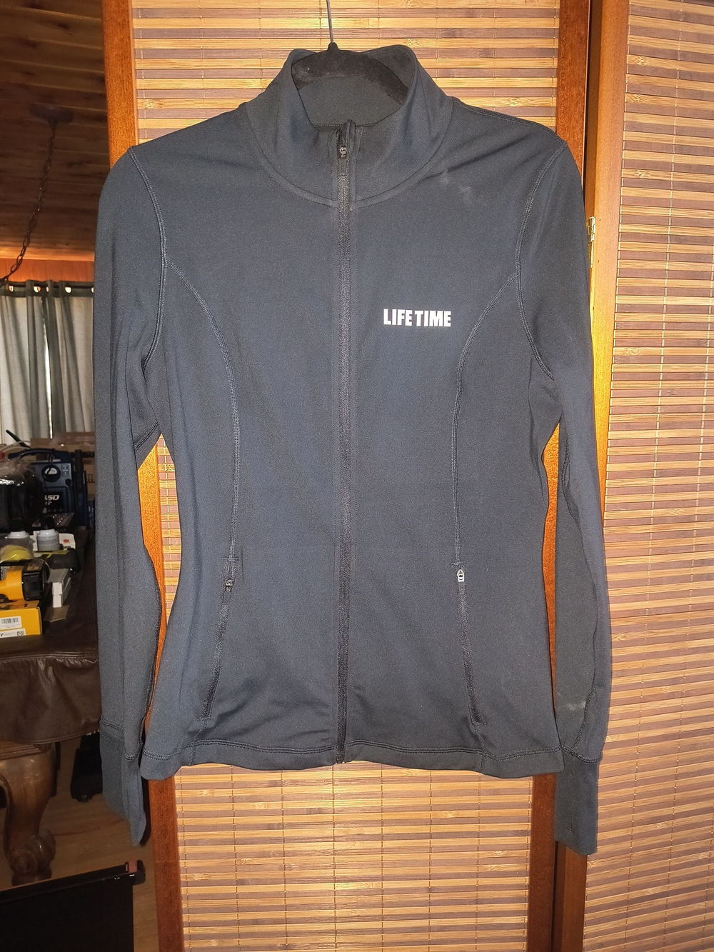 Life Time Women's Black Full-Zip Athletic Jacket